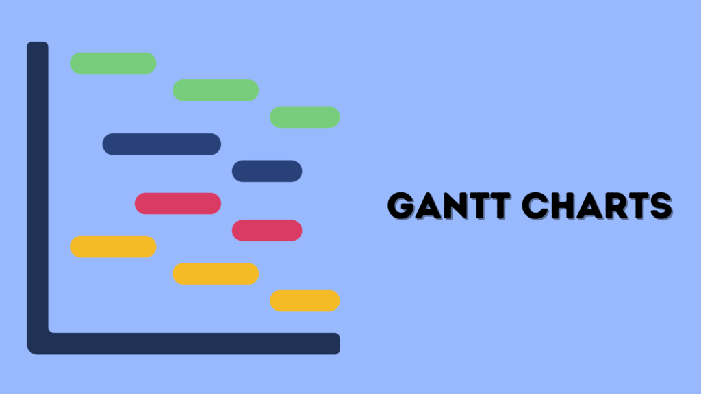 Gantt charts are typically used to visualize project timelines and progress