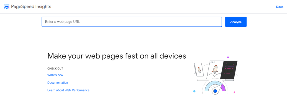 Google pagespeed insights